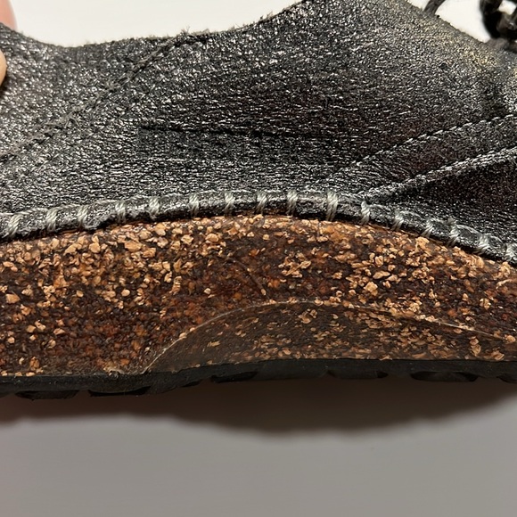 Birkenstock - Gary Derby style tie shoes, 38/7, charcoal metallic - Picture 10 of 13